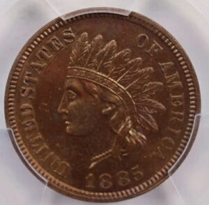 1885�N�C���f�B�A���w�b�h�Z���g�A�v���[�t�X�g���C�N�APCGS PR65�u���E���A�X�g�A�ԍ�GSCT001
