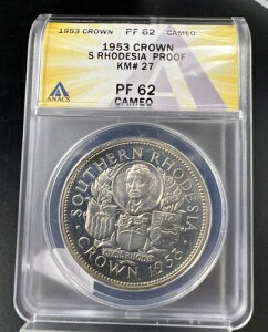 1953�N �샍�[�f�V�A �N���E���W�F���v���[�t ANACS PF62 �J���I �Z�V���E���[�Y �R����
