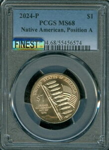 2024 P SACAGAWEA h PCGS MS68 POS A MAC ōi & Ȃ POP-8B