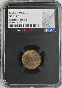 1864N LuY 1Zg CfBAwbhZg NGC MS 63 RB {[g{bNX V[Y5 ubNRA