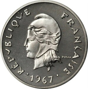 �t�����X�̃|���l�V�A - 1967�N 50�t���� �s�G�t�H�[�� - PCGS SP67 - PCGS���c�����Ă���B���4��