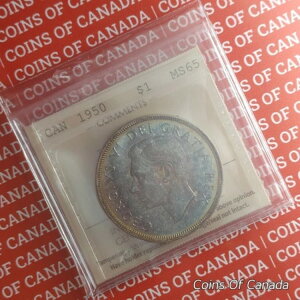 1950NJi_h 1h ICCS MS 65 AChO C{[g[ #coinsofcanada