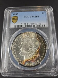 1885�N�����K����� PCGS Ms63 �����X�^�[�g�i�[