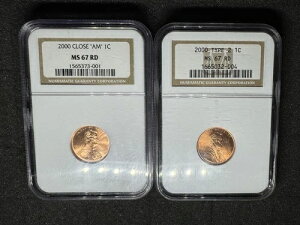 2000 1c Ch A M MS67 2 ARC ^Cv 1 ^Cv 2 ??????