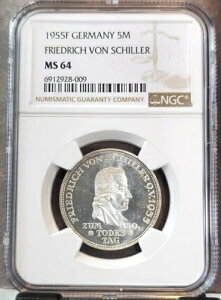 1955�N �h�C�c �V���o�[ 5 �}�[�N�E�t���[�h���q�E�t�H���E�V���[ NGC MS 64 ���Ɋ� BU