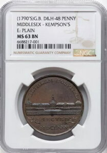 CMX - 1790 Ñ~hZbNX yj[ g[N - NGC MS63 BN - F!