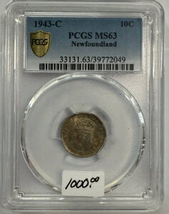 1943N j[t@hh 10Zg 10C - PCGS MS63 A2