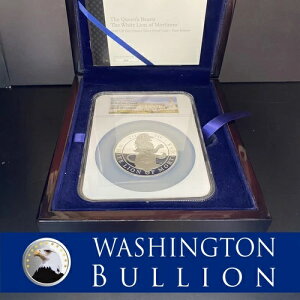 2020�N �p�� �N�C�[���Y�r�[�X�g �z���C�g���C�I���E�I�u�E���[�e�B�}�[ 10�|���h 5�I���X �V���o�[ �v���[�t NGC PF69 UC