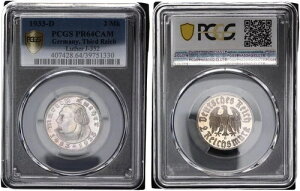 3. b` 2 }[N 1933 D }[eBE[T[ PCGS PR64CAM v[t 118209