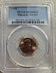 1988NJ[LOZg PCGS MS66RD tAG FS-901