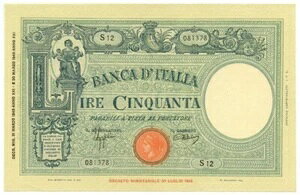 50 ���� BARBETTI GRANDE L SENZA MATRICE FASCIO 1943/03/31 qFDS