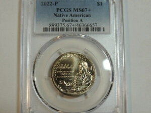 2022�N P �|�W�V���� A �l�C�e�B�u�A�����J���h�� PCGS MS67+ POP 3 �T�J�K�E�B�A TOP POP