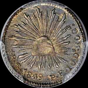 1849 GO-PF 1/2R ���A�� ���L�V�R PCGS MS64 �u�ō����i�v �����ȃg�[���̃S�[���h