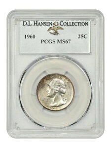 1960�N 25�Z���g PCGS MS67 ex: D.L. �n���Z�� - ���V���g���N�H�[�^�[