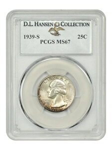 1939-S 25C PCGS MS67 ex: D.L. nZ - Vg NH[^[ - ^t ~g}[N WQ
