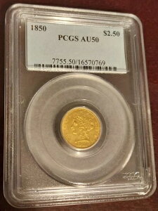 1850N oeBwbhNH[^[C[O 2.5h AU 50 PCGS