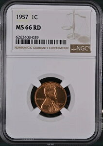 1957N 1C RD J[ 1Zg NGC MS66RD 6263403-029