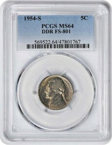 1954-S WFt@[\ jbP DDR FS-801 MS64 PCGS