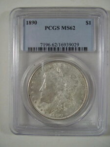 1890N AJ K 1h PCGSF PCGS MS62 ~gXe[g