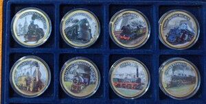 �R�C���Z�b�g FAMOUS RAILWAYS �R���v���[�g�Z�b�g 8�s�[�X 24K�S�[���h���b�L �v���[�t �S��
