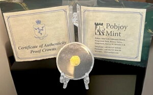 2015N Pobjoy Mint } 1/64IX GWF .9999  󏭃v[tRC COAt