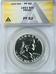 1953�N �v���[�t �t�����N���� �n�[�t�_���[ ANACS PF63