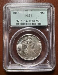 1947NEH[LOEoeBEn[t_[ MS64 PCGS (gen2.2 OGH) 50Zg