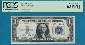 1.00h 1934N t@j[obN u[V[ Vo[ؖ PCGS CHOICE Vi 63PPQ
