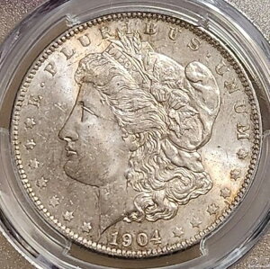 1904-O KE_[ ~ PCGS MS64 ~ ʂ̓C{[EEg[ ~ 1hEAJ