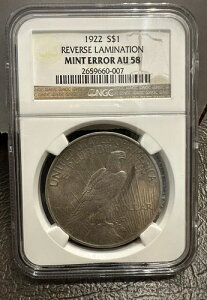 1922N s[X Vo[ h 1h ǃG[ NGC AU58