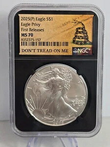 ??2025 (P) Eagle Privy  NGC MS70 XyVuDon't Tread on Mev[x[X??