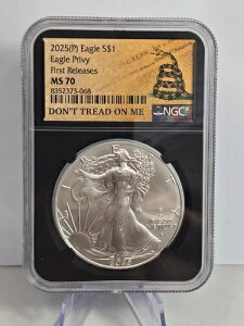 ??2025 (P) Eagle Privy  NGC MS70 XyVuDon't Tread on Mev[x[X??