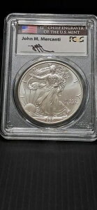 1998�N �V���o�[�C�[�O�� PCGS �W�F�� ������ �W�����EM�E�}�[�J���e�B �T�C������ �t���b�O���x��