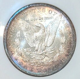 1902-O NGC MS64 エッジトーン加工 光沢モルガン・ダラー OGH オールド・ファッティ・ソープバーホルダー