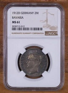1912D �h�C�c 2M �}�[�N - �o�C�G���� - NGC MS61 - RB012