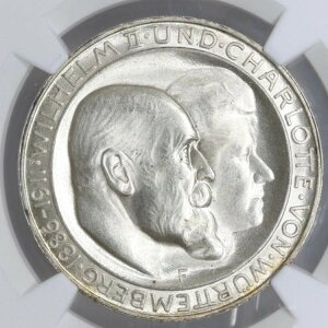 1911-F �h�C�c���B �������e���x���N���� 3�}���N NGC MS64 - ���[�o�[ �o���G�e�B