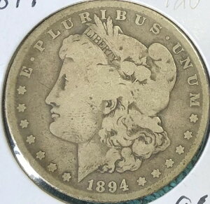 1894 S モーガン $1 - 魅力的なコイン、グレードに基づいて見た目が良い - 希少!?