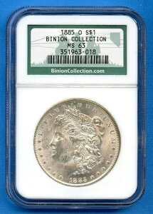 1885 O NGC MS63 �����K����� 1�h�� �č������� 1885-O MS-63 �r�j�I���R���N�V����