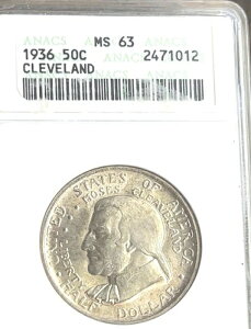 1936N AJ N[uh Vo[ 50Zg LO ANACS MS63 