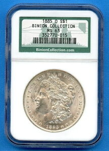 1885 O NGC MS63 �����K����� 1�h�� �č������� 1885-O MS-63 �r�j�I���R���N�V����