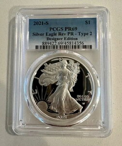 2021-S PCGS PR69 REV PR �V���o�[�C�[�O�� �^�C�v2