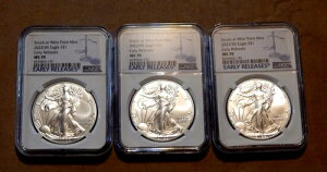 3 ~ 2022 (W) �V���o�[�C�[�O�����������[�X NGC MS70 �R�C�� 1 �������� 59 �h������!