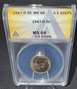 1947�N D �W�F�t�@�[�\�� �j�b�P�� 5C MS66 FS ANACS �O���[�h 5.5 STEPS