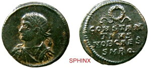 1715GR4K) �R���X�^���e�B�E�X 2 ���B�J�G�T���Ƃ��āA���� 324 �` 337 �N�B AE �t�H���X (18.5 mm�A2.57 g)�B VF