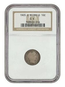 1905-O 10C NGC Good 04 (}CNO) - o[o[_C - ߏ]Ă󏭂ȃoGeB