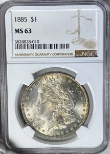 BU 1885 K NGC MS63 F TLX