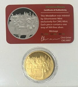 CMG ~g NX}Xr[eB[ 1IX .999  GP A[g Eh #50/60 COA t