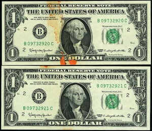 FR. 1900 B $1 1963�N�A�M������s�� �j���[���[�N B-C �u���b�N�`���C�X CU 2���Z�b�g