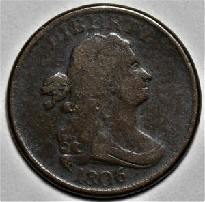 1806�N �h���[�v�o�X�g �n�[�t�Z���g - �X���[��6/�X�e�����X - US 1/2�Z���g����