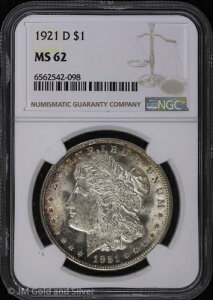 1921-D 1h K NGC MS 62 |  UNC